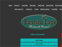 Tablet Screenshot of bantamlane.com